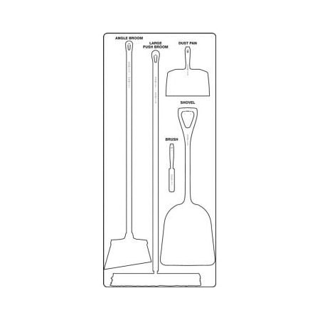 Accuform DRY ZONE STOREBOARDS PSB910WTWT PSB910WTWT